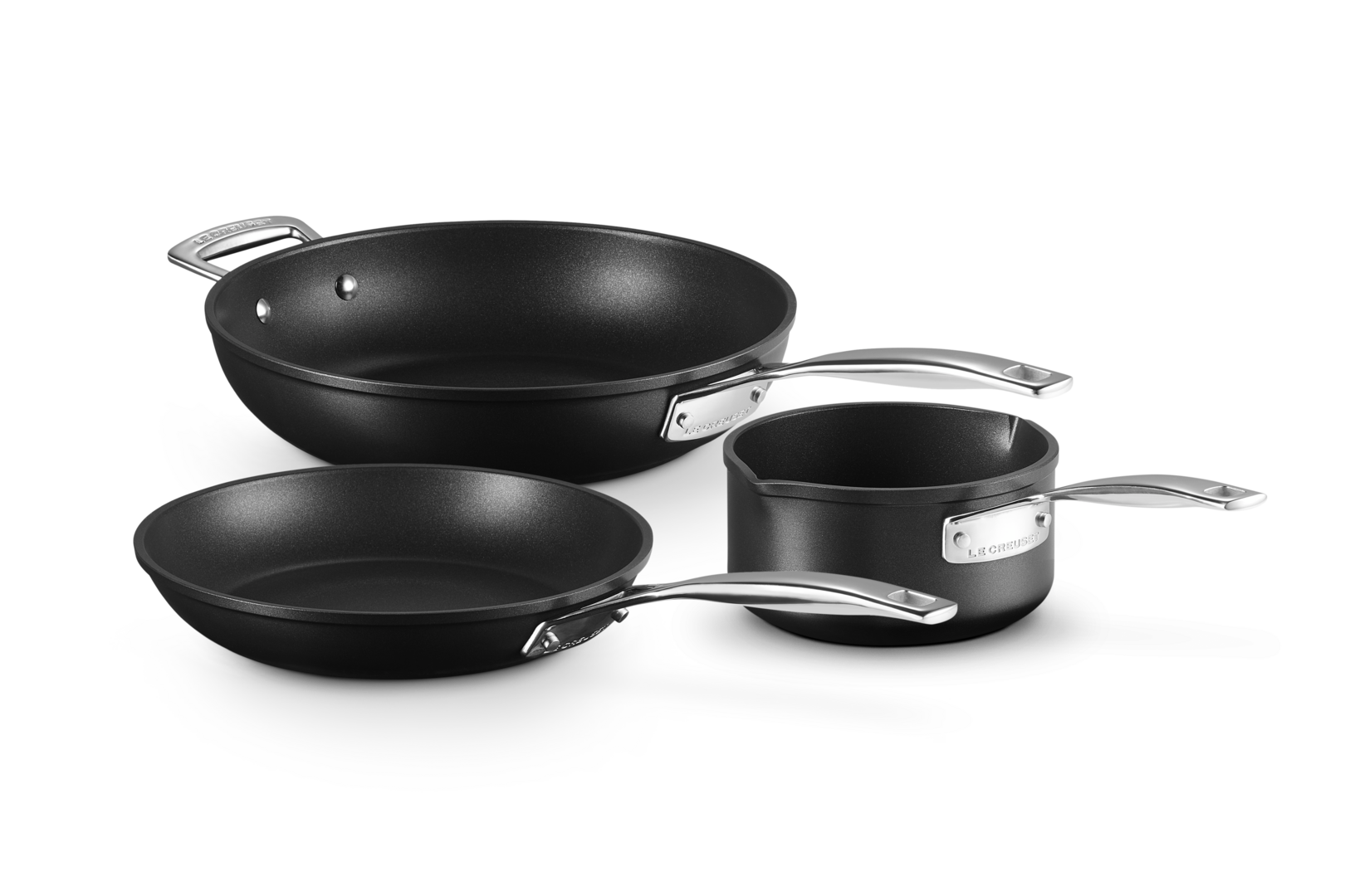 Le Creuset Aluminium-Antihaft 3-teiliges Kochset