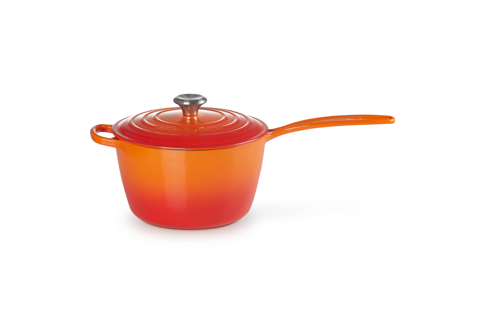 Le Creuset Stielkasserolle aus Gusseisen