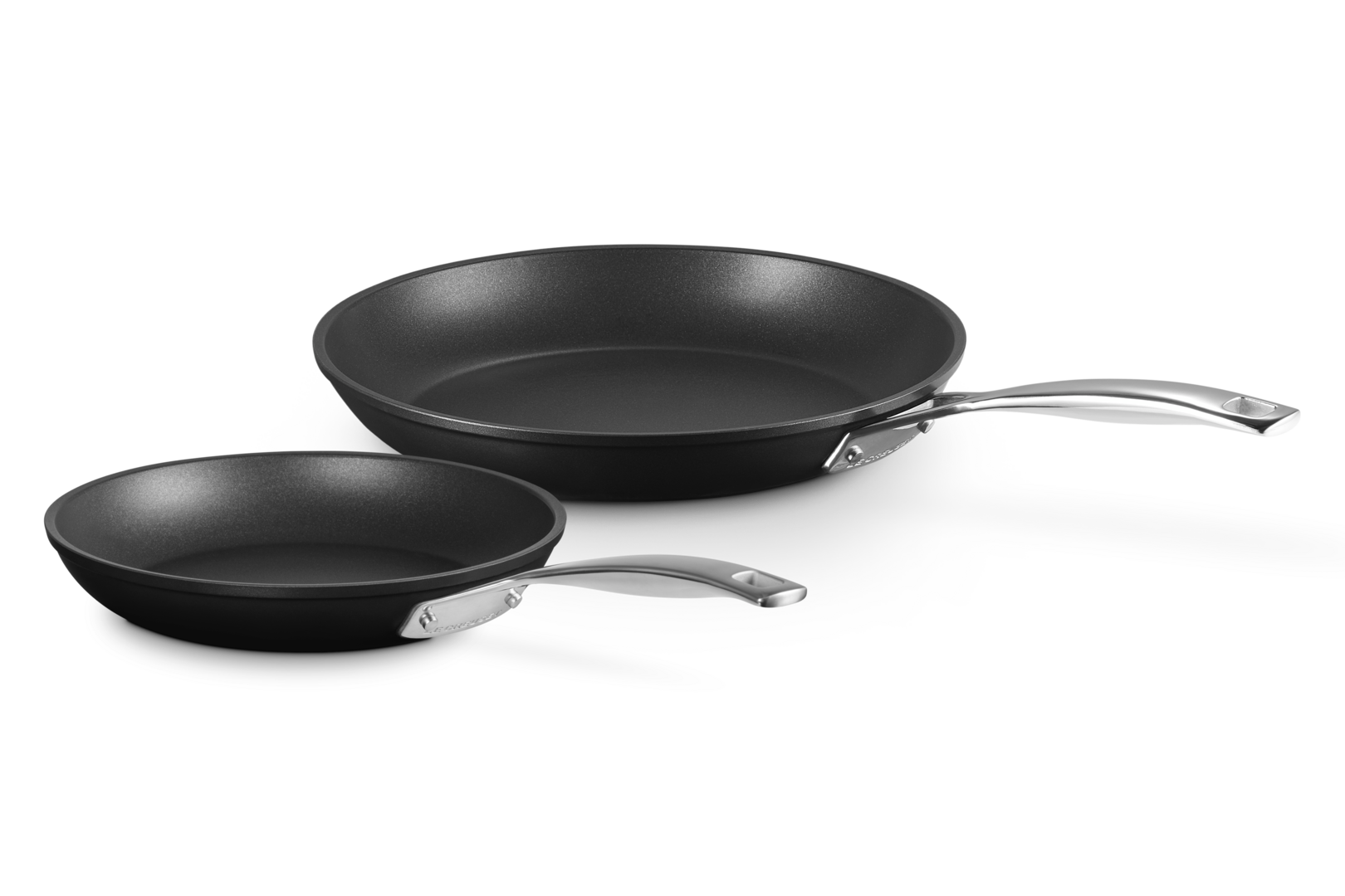 Le Creuset Aluminium-Antihaft 2-teiliges flaches Pfannenset