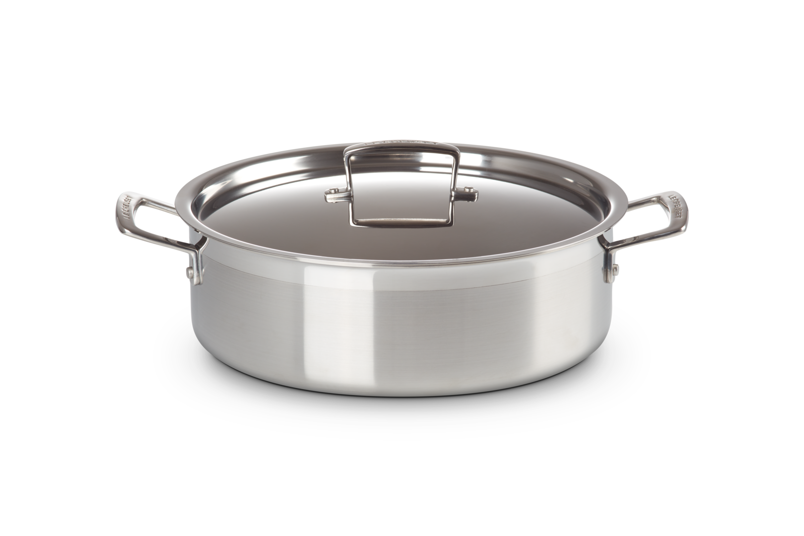 Le Creuset Sauteuse aus 3-ply Edelstahl