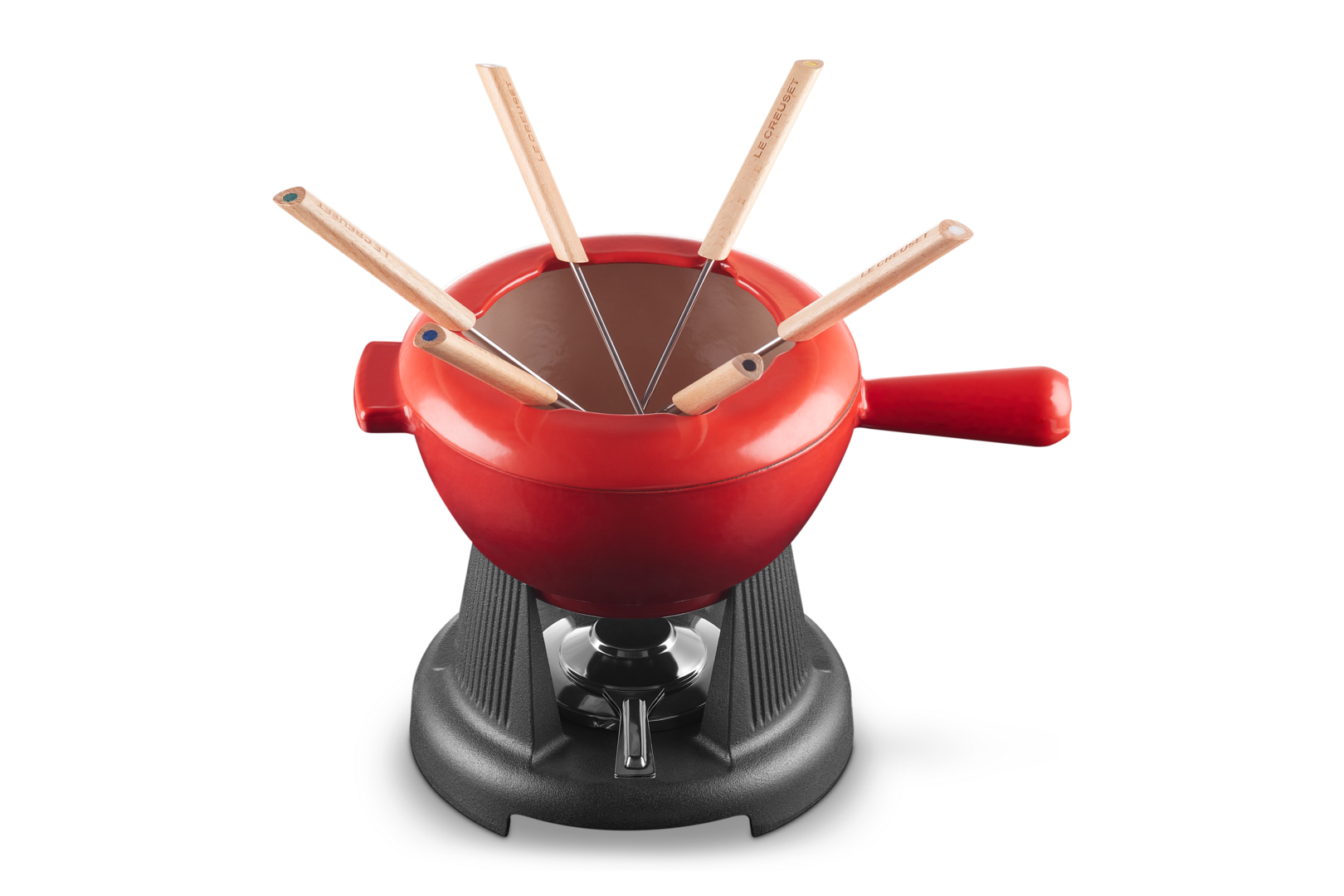 Le Creuset Fondue-Set Mode aus Gusseisen