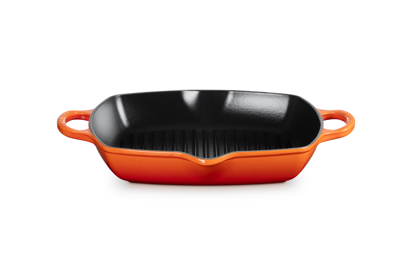 Le Creuset Hohe quadratische Grillpfanne aus Gusseisen