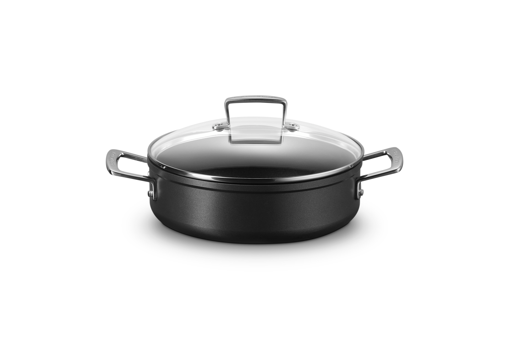 Le Creuset Aluminium-Antihaft Schmorpfanne mit Glasdeckel