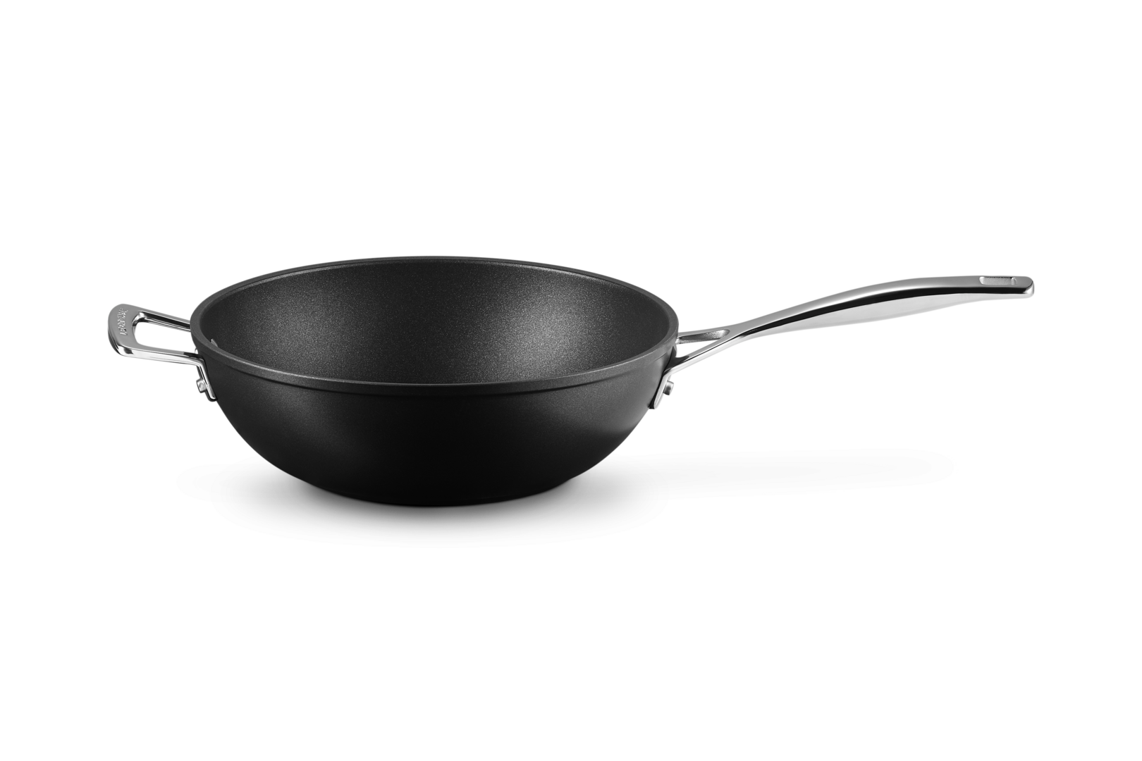 Le Creuset Aluminium-Antihaft Wok-Pfanne mit Gegengriff