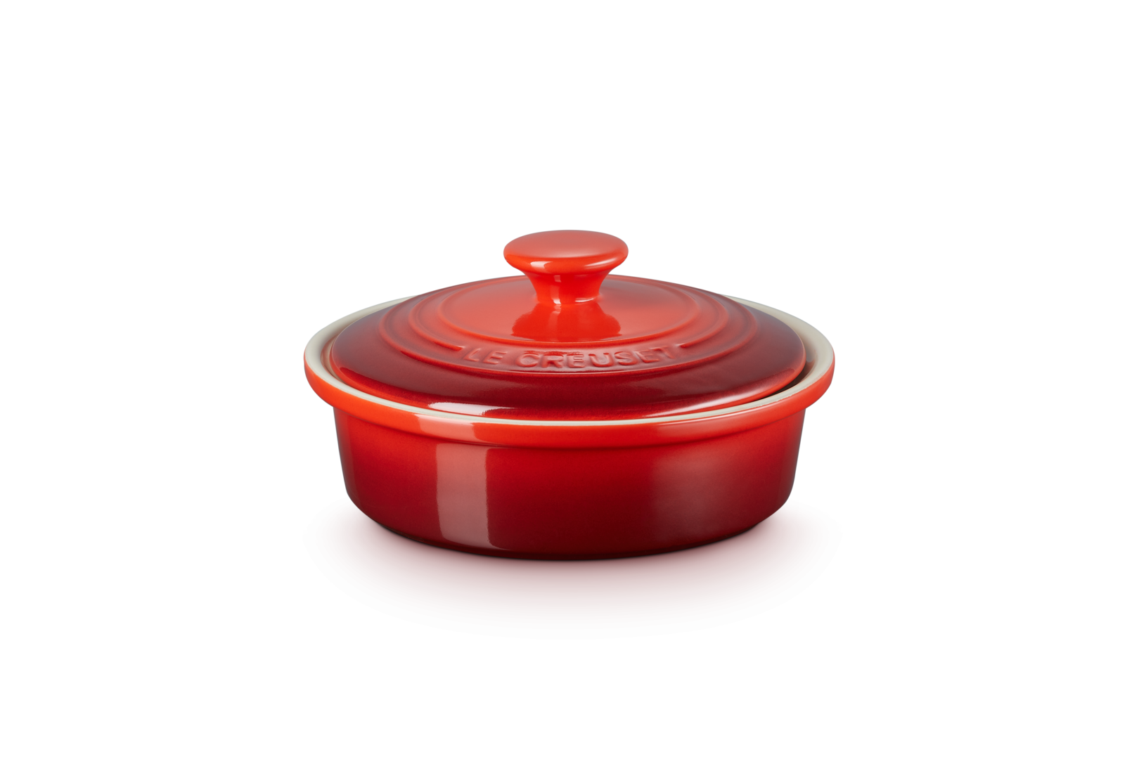 Le Creuset Ofenkäseform mit Deckel aus Steinzeug