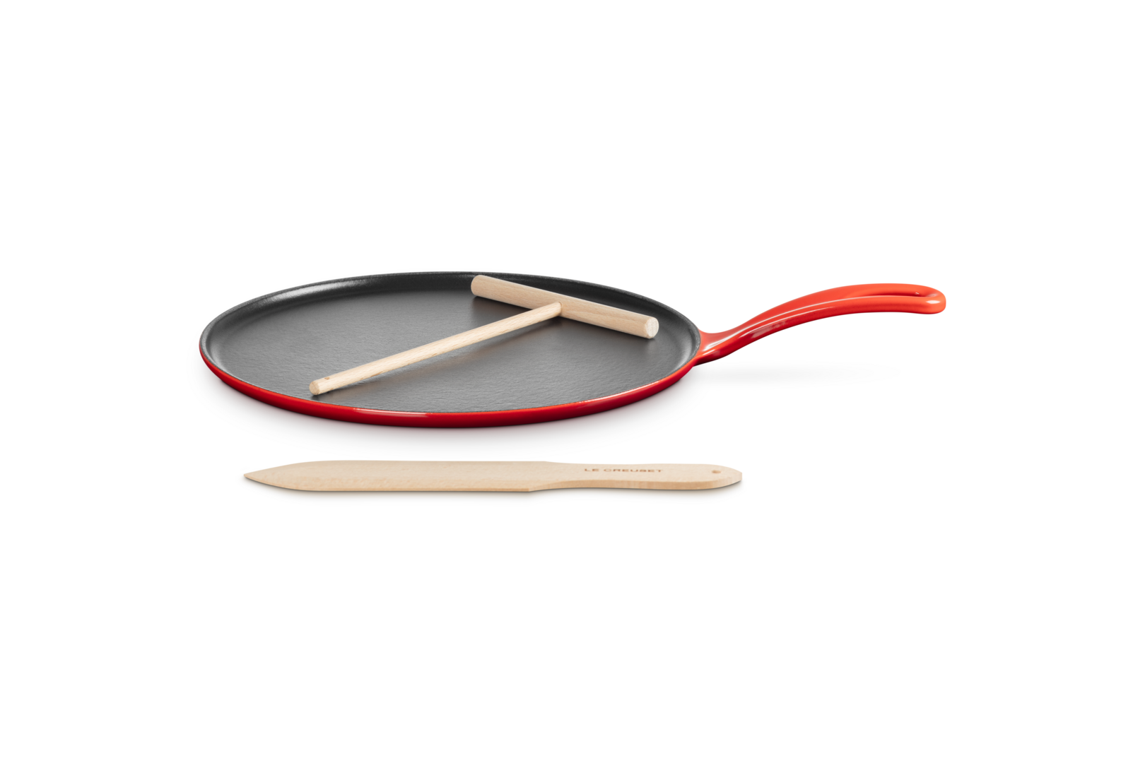 Le Creuset Kleine Crêpespfanne aus Gusseisen