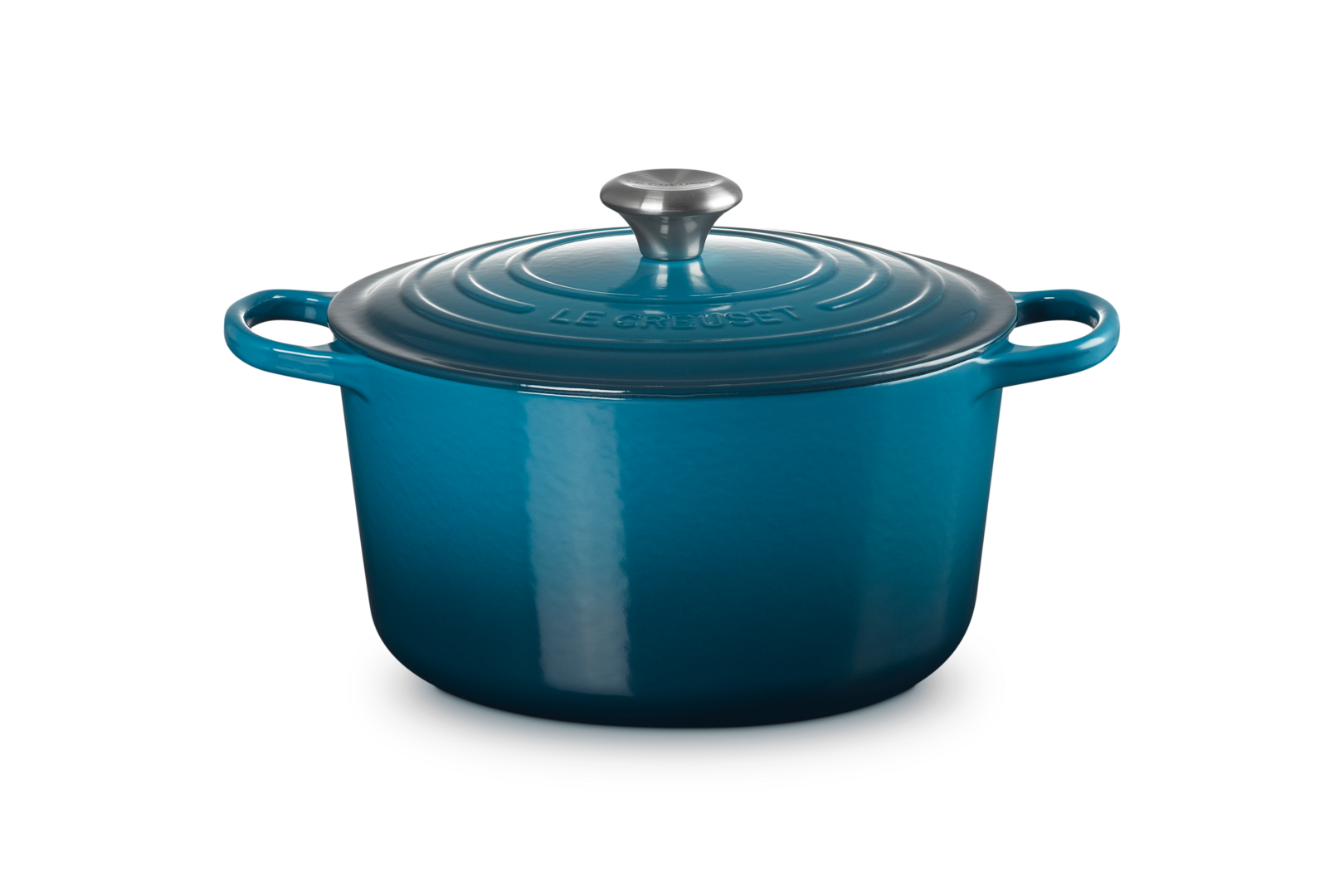 Le Creuset Hoher runder Bräter aus Gusseisen