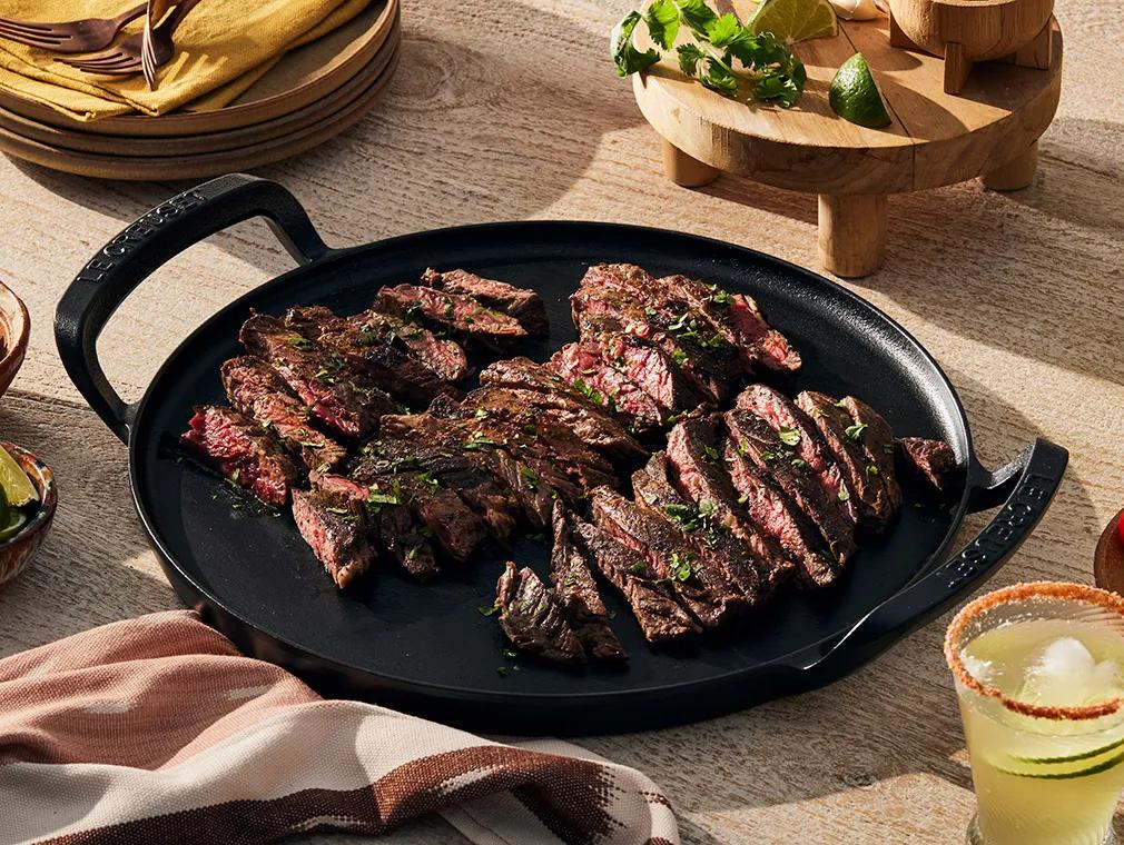 Gegrillte Steak-Fajitas