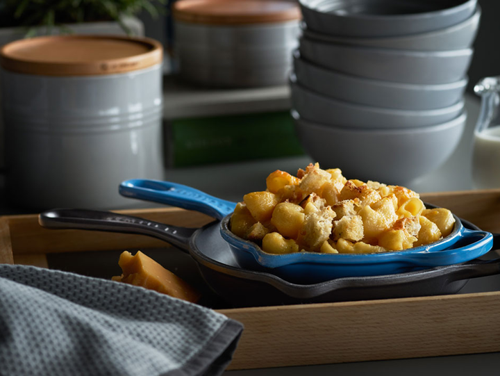 Mac & Cheese mit Croutons